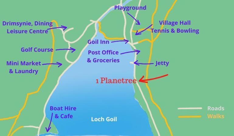 1 Planetree Cottage - Loch View Lochgoilhead Exterior foto